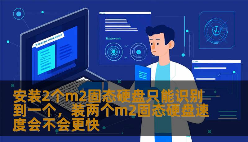 安装2个m2固态硬盘只能识别到一个，装两个m2固态硬盘速度会不会更快