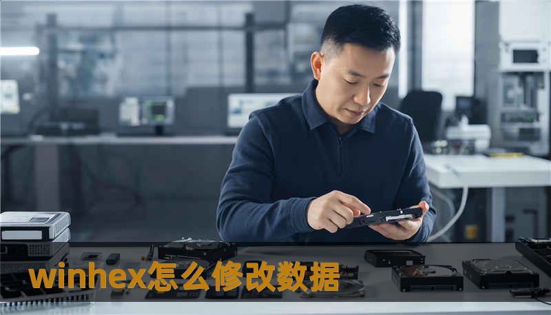 winhex怎么修改数据