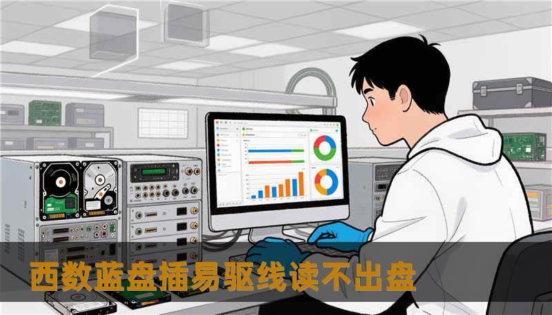 西数蓝盘插易驱线读不出盘