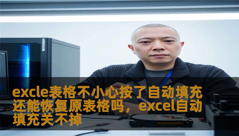excle表格不小心按了自动填充还能恢复原表格吗，excel自动填充关不掉