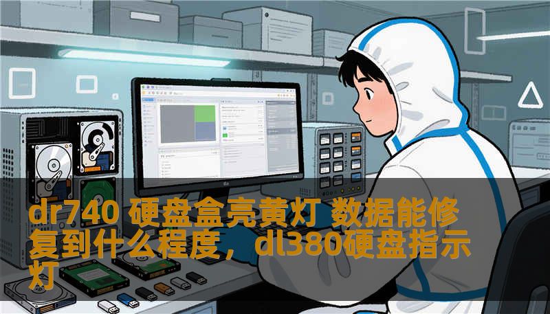dr740 硬盘盒亮黄灯 数据能修复到什么程度，dl380硬盘指示灯