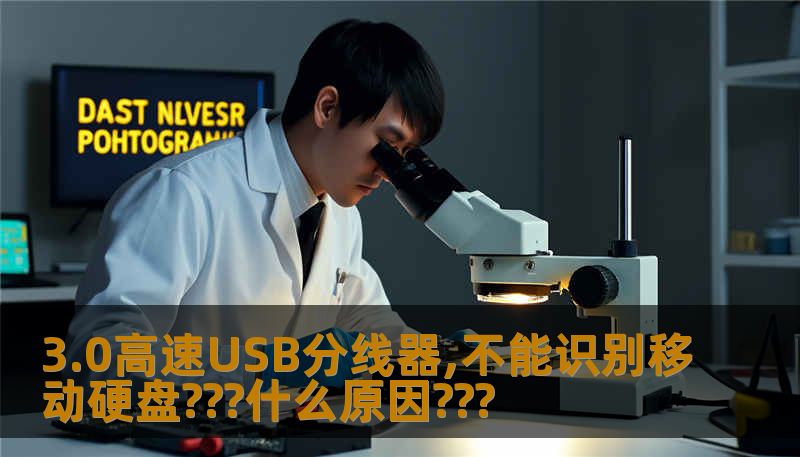 3.0高速USB分线器,不能识别移动硬盘???什么原因???