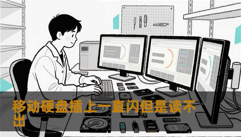 移动硬盘插上一直闪但是读不出 移动硬盘插上一直闪但是读不出