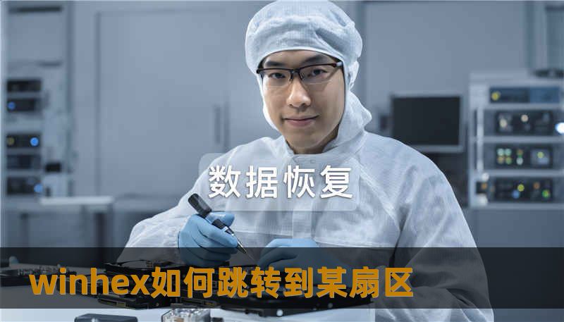 winhex如何跳转到某扇区