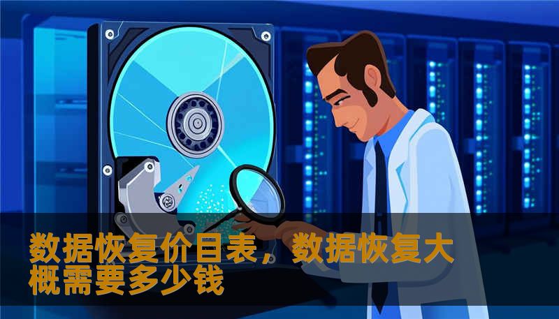 数据恢复价目表，数据恢复大概需要多少钱