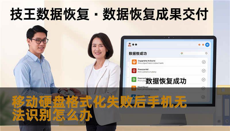 移动硬盘格式化失败后手机无法识别怎么办 移动硬盘格式化失败后手机无法识别怎么办