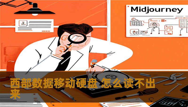 西部数据移动硬盘 怎么读不出来