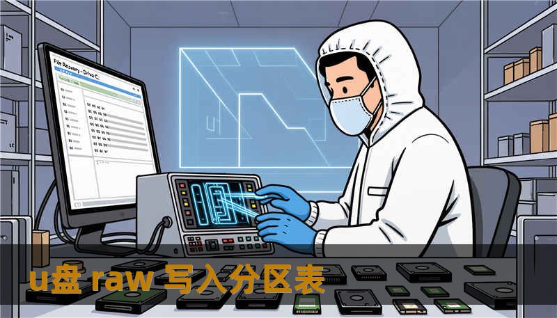 u盘 raw 写入分区表
