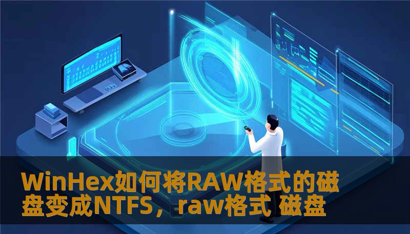 WinHex如何将RAW格式的磁盘变成NTFS，raw格式 磁盘