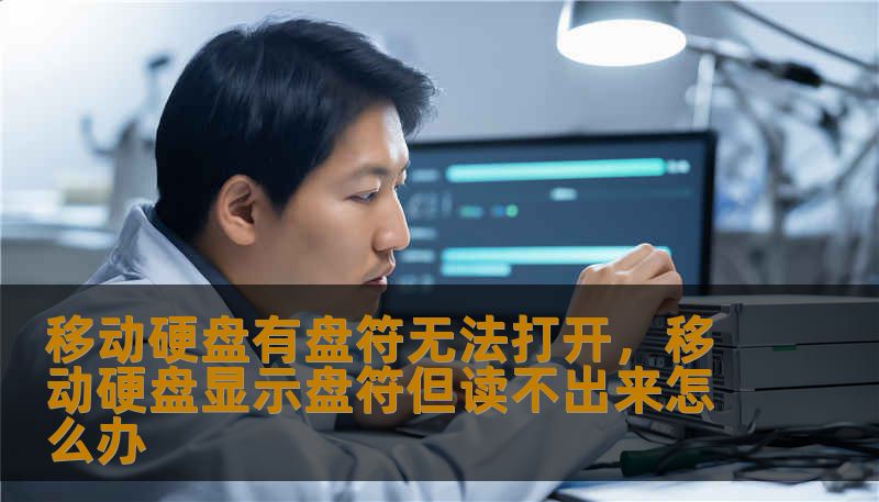 移动硬盘有盘符无法打开，移动硬盘显示盘符但读不出来怎么办
