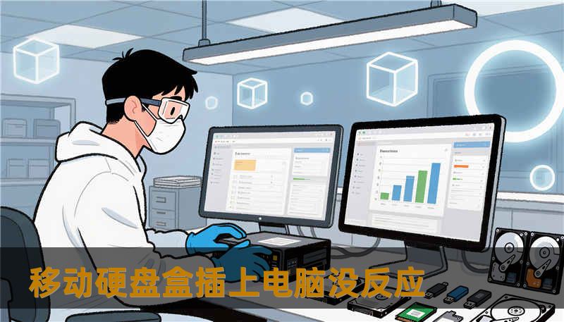 移动硬盘盒插上电脑没反应