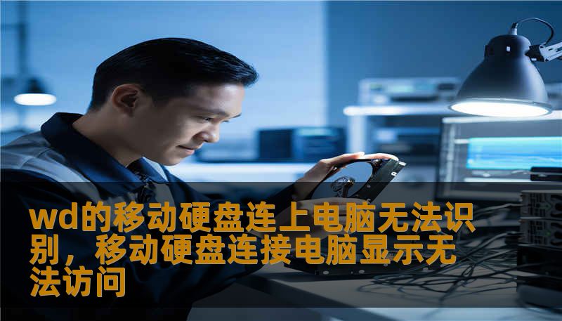 wd的移动硬盘连上电脑无法识别，移动硬盘连接电脑显示无法访问