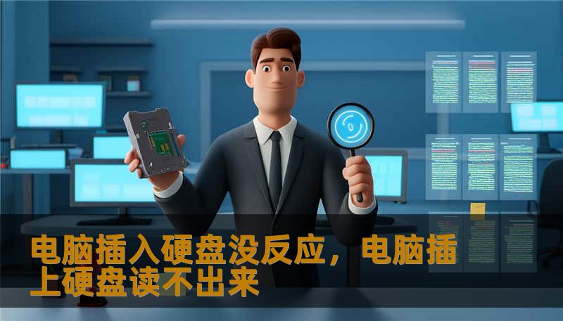 电脑插入硬盘没反应，电脑插上硬盘读不出来