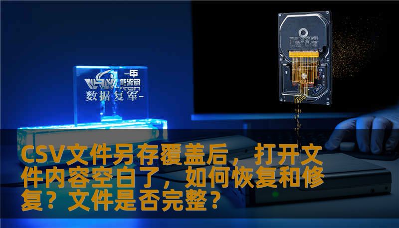 CSV文件另存覆盖后，打开文件内容空白了，如何恢复和修复？文件是否完整？