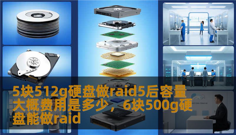 5块512g硬盘做raid5后容量 大概费用是多少，6块500g硬盘能做raid