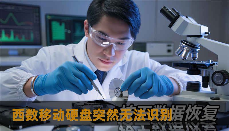 西数移动硬盘突然无法识别