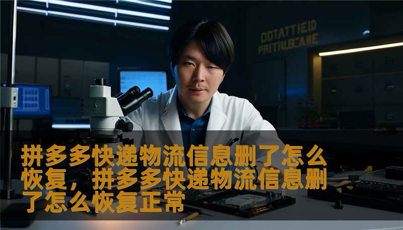 拼多多快递物流信息删了怎么恢复，拼多多快递物流信息删了怎么恢复正常