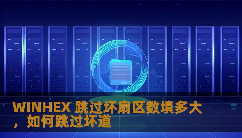 WINHEX 跳过坏扇区数填多大，如何跳过坏道