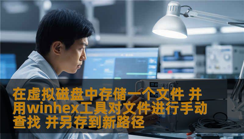 在虚拟磁盘中存储一个文件 并用winhex工具对文件进行手动查找 并另存到新路径