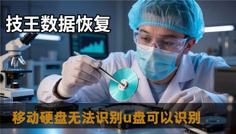 移动硬盘无法识别u盘可以识别