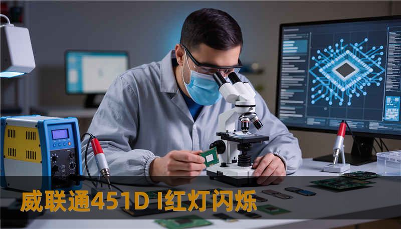 威联通451D I红灯闪烁