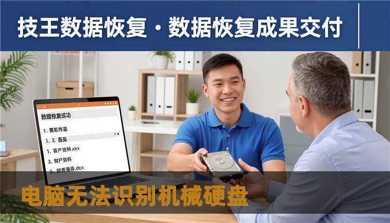 电脑无法识别机械硬盘