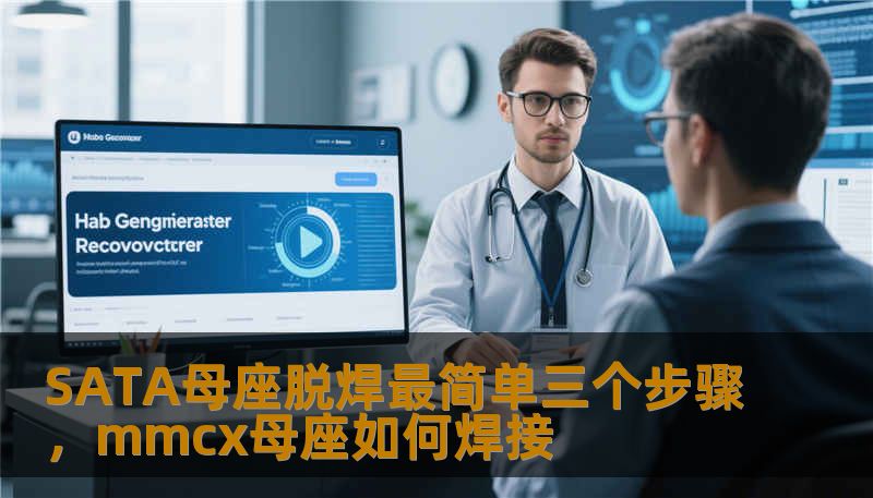 SATA母座脱焊最简单三个步骤，mmcx母座如何焊接