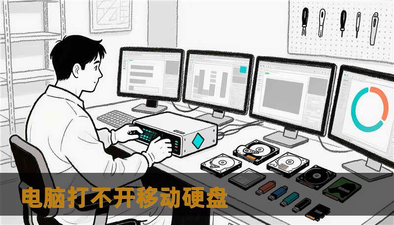 电脑打不开移动硬盘