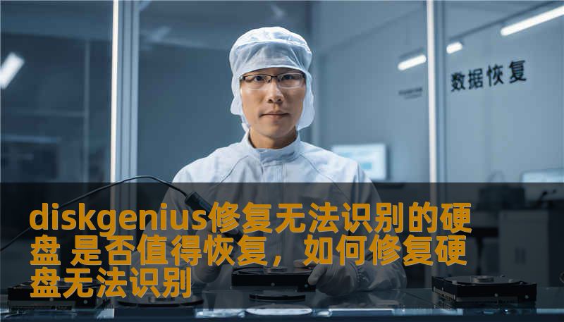 diskgenius修复无法识别的硬盘 是否值得恢复，如何修复硬盘无法识别