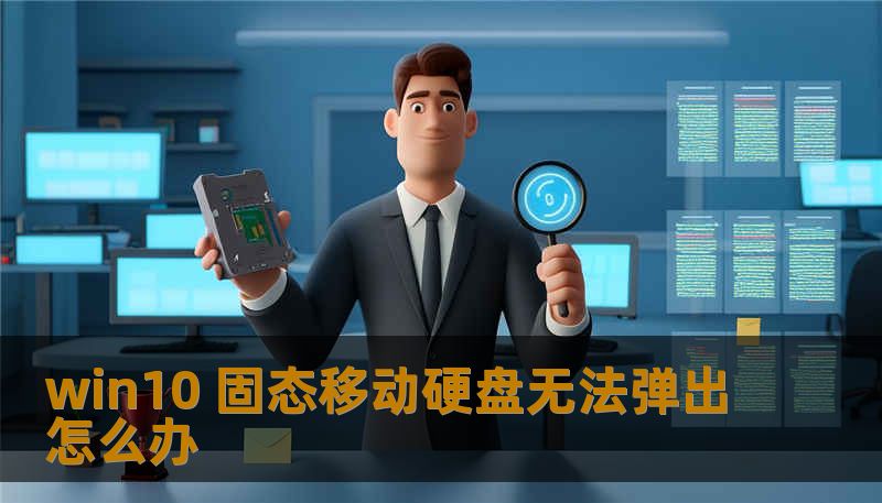 win10 固态移动硬盘无法弹出怎么办