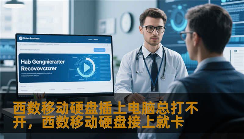 西数移动硬盘插上电脑总打不开，西数移动硬盘接上就卡