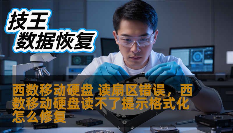 西数移动硬盘 读扇区错误，西数移动硬盘读不了提示格式化怎么修复
