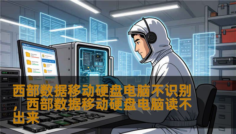 西部数据移动硬盘电脑不识别，西部数据移动硬盘电脑读不出来
