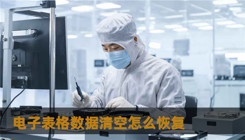 电子表格数据清空怎么恢复