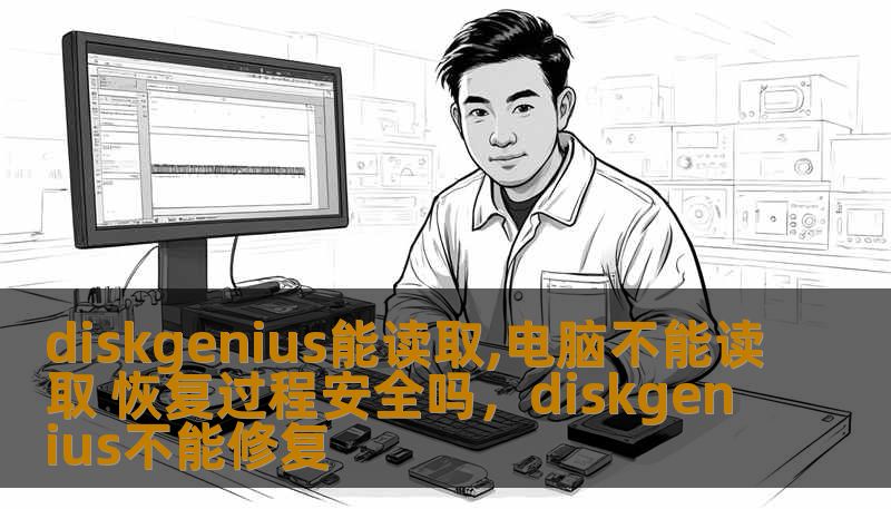 diskgenius能读取,电脑不能读取 恢复过程安全吗，diskgenius不能修复