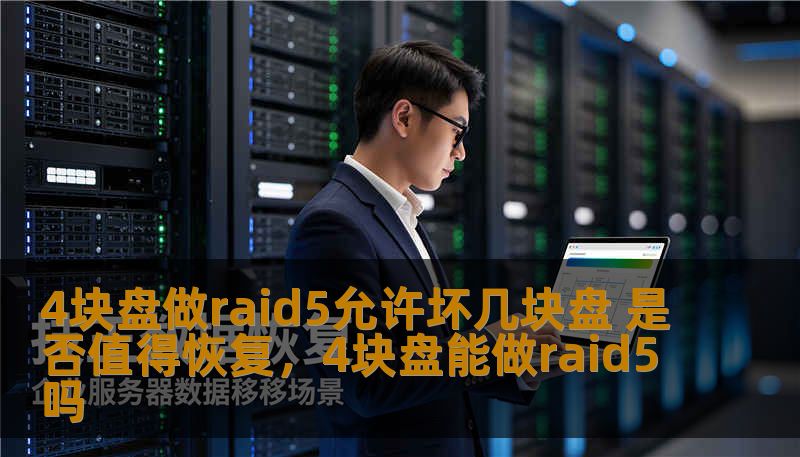 4块盘做raid5允许坏几块盘 是否值得恢复，4块盘能做raid5吗