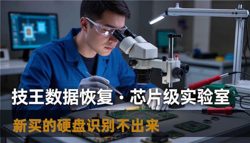 新买的硬盘识别不出来