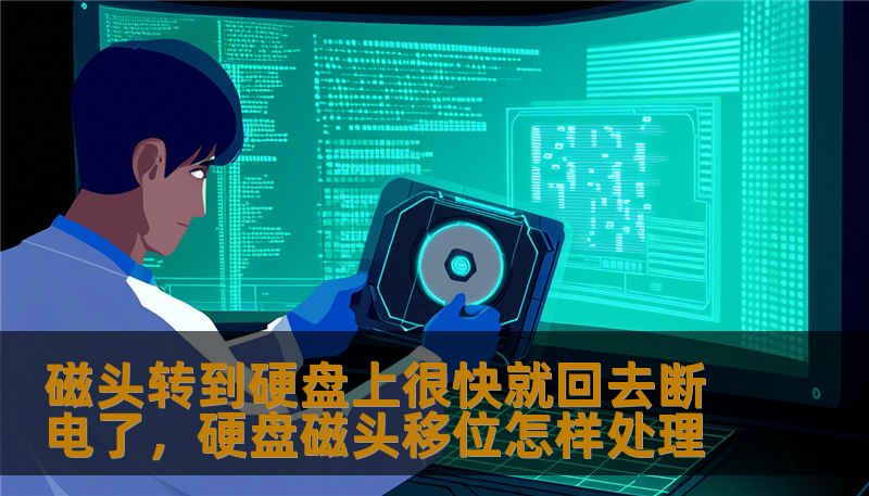 磁头转到硬盘上很快就回去断电了，硬盘磁头移位怎样处理