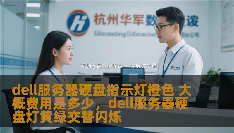 dell服务器硬盘指示灯橙色 大概费用是多少，dell服务器硬盘灯黄绿交替闪烁