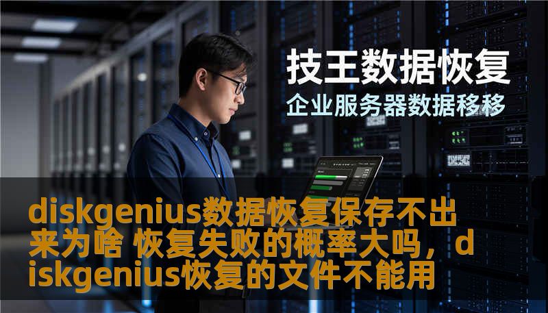 diskgenius数据恢复保存不出来为啥 恢复失败的概率大吗，diskgenius恢复的文件不能用
