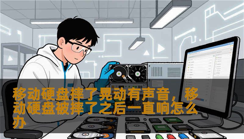 移动硬盘摔了晃动有声音，移动硬盘被摔了之后一直响怎么办