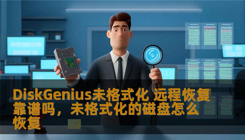 DiskGenius未格式化 远程恢复靠谱吗，未格式化的磁盘怎么恢复