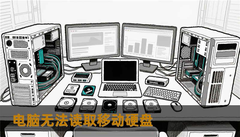 电脑无法读取移动硬盘