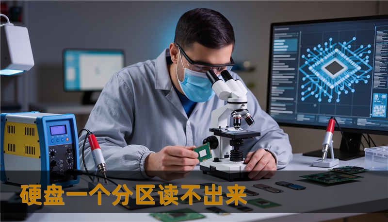 硬盘一个分区读不出来
