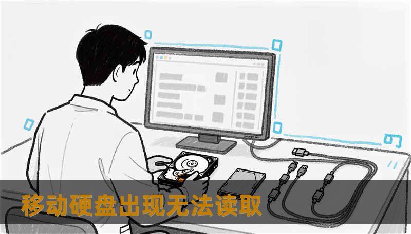 移动硬盘出现无法读取