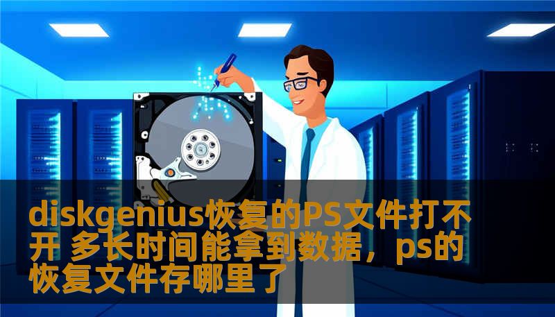 diskgenius恢复的PS文件打不开 多长时间能拿到数据，ps的恢复文件存哪里了