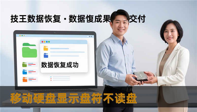 移动硬盘显示盘符不读盘