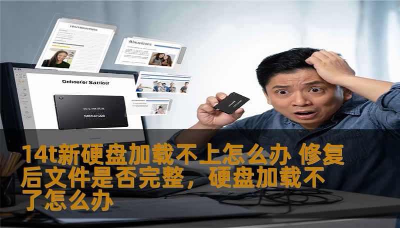 14t新硬盘加载不上怎么办 修复后文件是否完整，硬盘加载不了怎么办