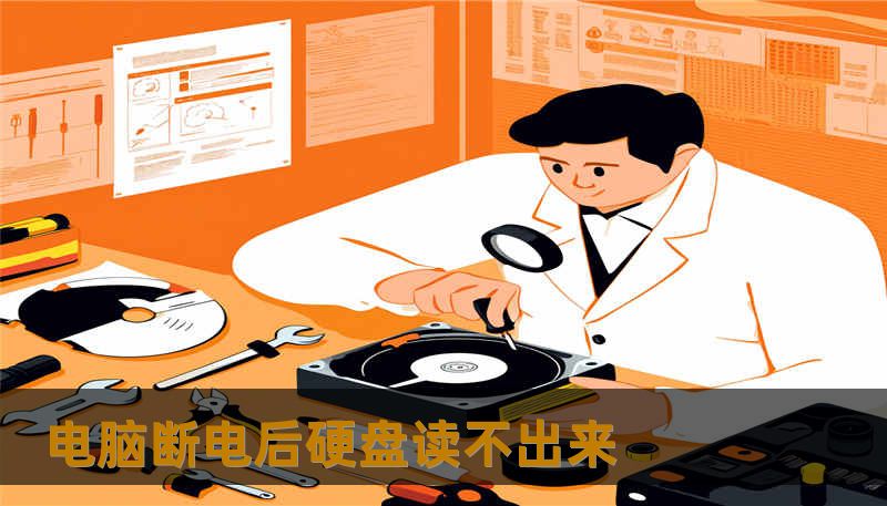 电脑断电后硬盘读不出来 电脑断电后硬盘读不出来