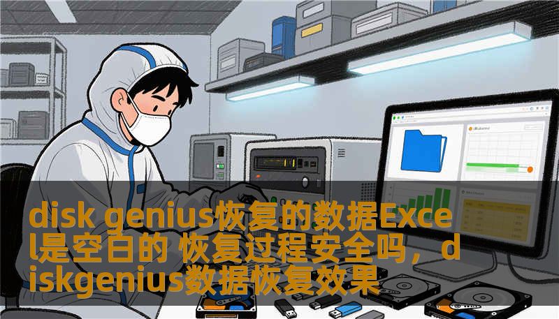 disk genius恢复的数据Excel是空白的 恢复过程安全吗，diskgenius数据恢复效果